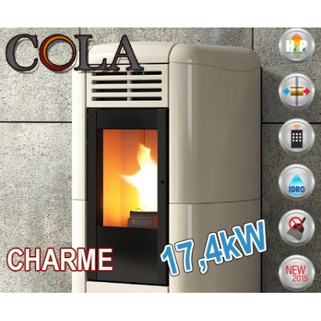 Termoestufas de pellet COLA CHARME 17,4 kW