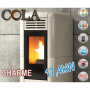 Termoestufas de pellet COLA CHARME 17,4 kW