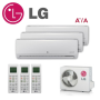 LG 3X1 PC09SQ + PC09SQ + PC18SQ + MU4R25 CONFORT CONNECT WIFI