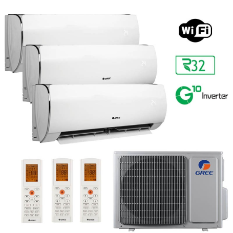 GREE 3X1 FAIR 9 + FAIR 9 + FAIR 9 + FM 21 WIFI