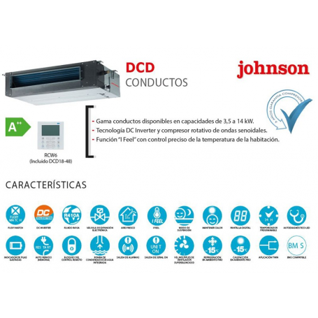 JOHNSON CONDUCTOS ELSI-DCD036-H11 /8.600 FRIGORIAS