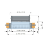 Rejilla Aluminio doble deflexión lamas orientables + regulación caudal