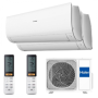 Haier 2U40S2SM1FA + Flexis 25 + Flexis 25 R32 - 2x1 aire acondicionado