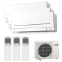 Mitsubishi Electric 3x1 MXZ-3F54VF + MSZ-AP20VG + MSZ-AP20VG + MSZ-AP25VGK