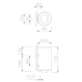 Dimensiones termo Aparici SIE150N