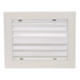 Rejilla simple deflex h Airzone 300x150 mm blanco clip