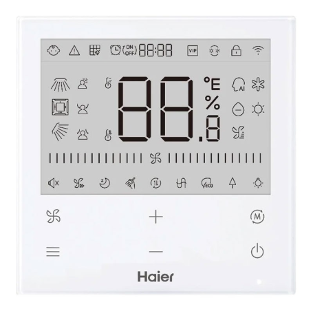 Termostato Haier HW-SA201ABK con pantalla táctil