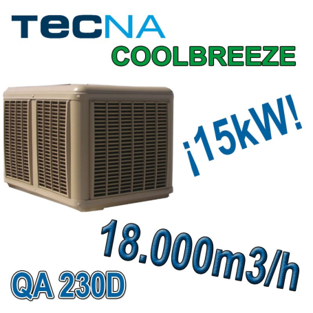 Enfriadora Evaporativa TECNA COOL BREEZE QA 230 D