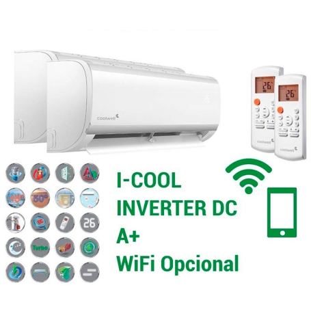 Coolwell 2x1 I-COOL 9 + 12 + 2X1C41K