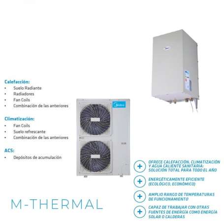 Midea M-Thermal Bibloc MHA-V12W/D2N1