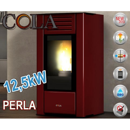 Termoestufa de pellets COLA TERMO PERLA 12,5 kW