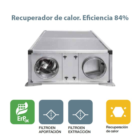 Recuperador de calor REMARK HE 600